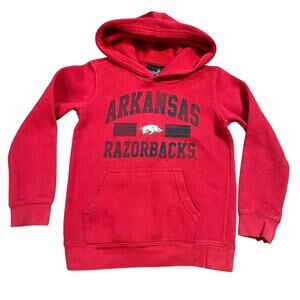 Arkansas Razorbacks Boys Hoodie Size XS 5-6 SEC Football Youth Sports Collegiate